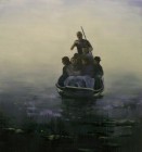 Benedikt Richert<br><p class='title'>O sole mio</p><br>Öl auf Leinwand<br> 150 x 140  cm