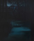Berthold Bock<br><p class='title'>Mondspiegelung</p>, 2012<br>Öl auf Leinwand<br> 60 x 50  cm<br> verkauft