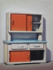 Tobias Stutz<br><p class='title'>Küchenschrank I</p>, 2014<br>Öl auf Leinwand<br> 40 x 30  cm<br> verkauft