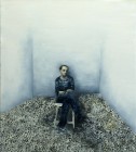 Benedikt Richert<br><p class='title'>Portraitstudie</p>, 2011<br>Öl auf Leinwand<br> 90 x 80  cm
