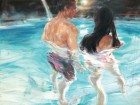 Mirta Domacinovic<br><p class='title'>Therme</p>, 2011/2014<br>Öl auf Leinwand<br> 150 x 200  cm